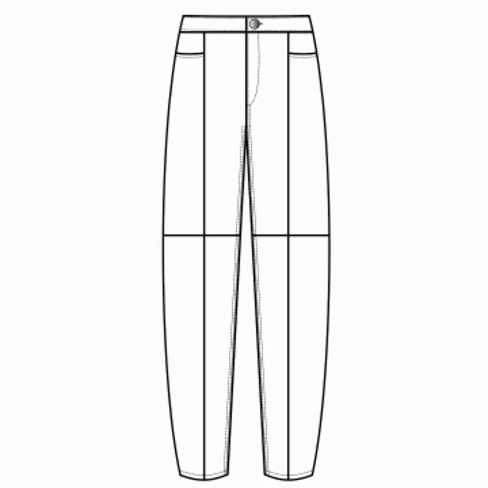 SILVER LAKE SEAMED BARREL JEAN – Ecru Wholesale