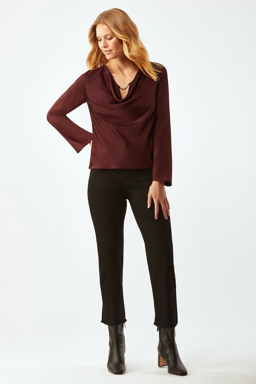 ANDREWS DRAPPED BLOUSE
