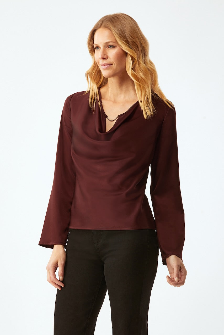 ANDREWS DRAPPED BLOUSE